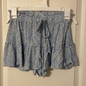 Vanilla Star blue floral skort